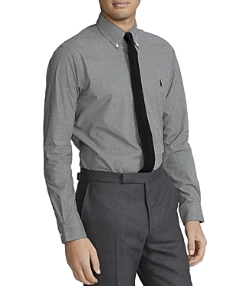 Polo Ralph Lauren Men Cotton Poplin Classic Fit Shirt Black Size S/15